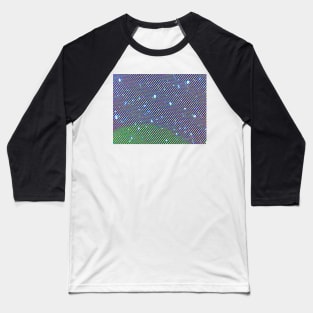 Macro Broken pixels Baseball T-Shirt